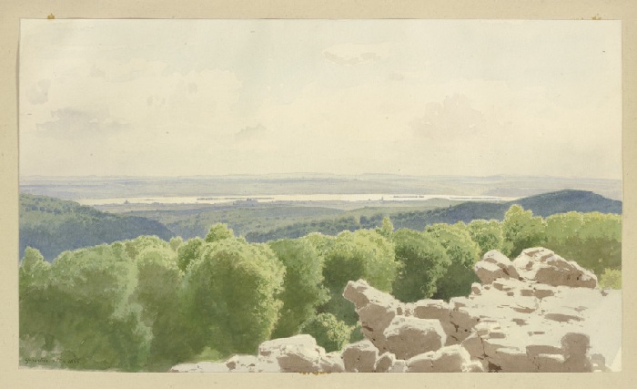 Blick vom Grauen Stein über den Rheingau from Carl Theodor Reiffenstein