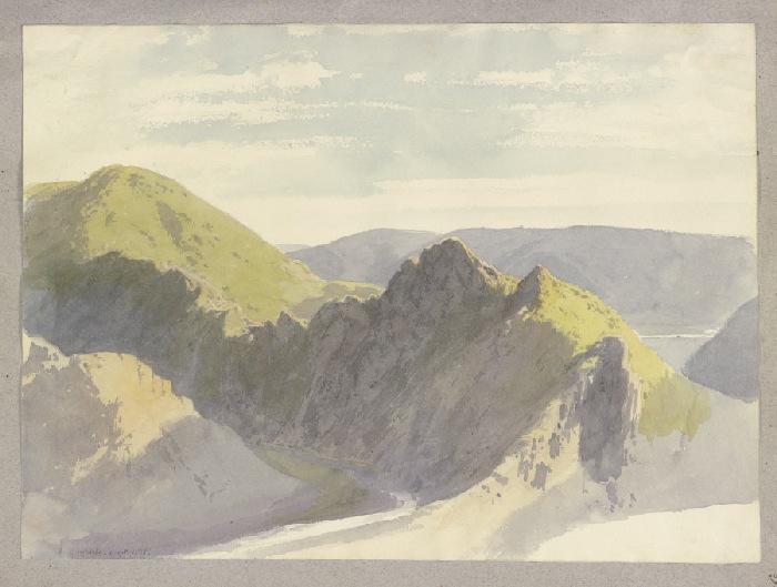 The Ahr Valley near Altenahr from Carl Theodor Reiffenstein