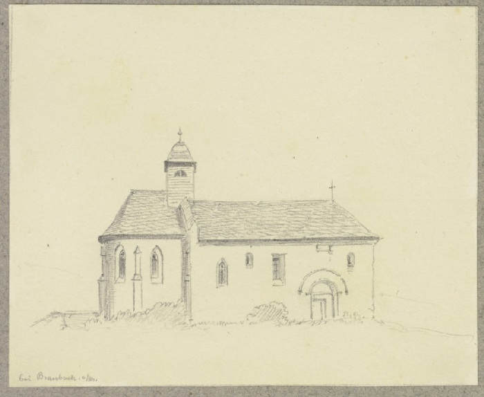 Die Martinskapelle in Braubach from Carl Theodor Reiffenstein