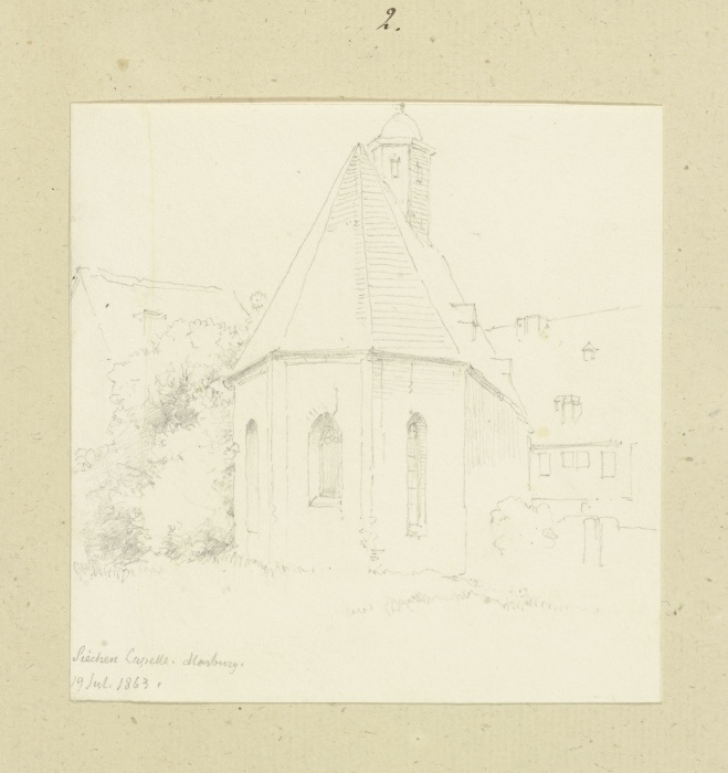 Die Siechenkapelle in Marburg from Carl Theodor Reiffenstein