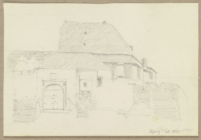 Gebäudeensemble in Otzberg from Carl Theodor Reiffenstein