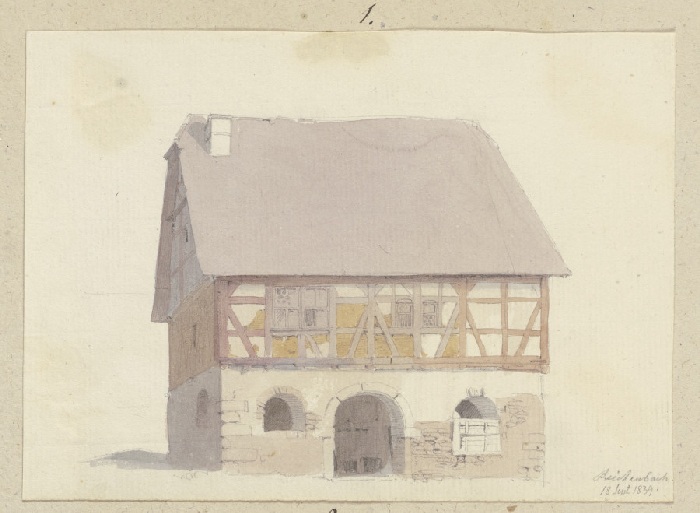 House in Reichenbach from Carl Theodor Reiffenstein