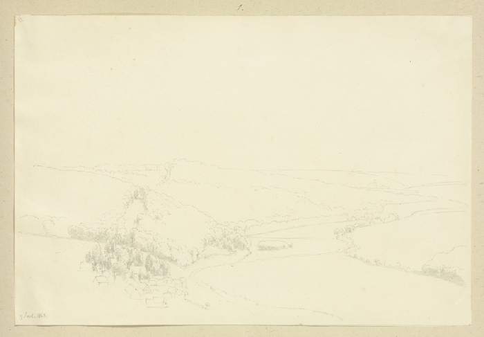 Landschaft bei Braunfels from Carl Theodor Reiffenstein