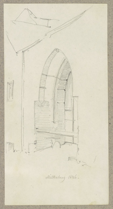 Archway in Miltenberg from Carl Theodor Reiffenstein