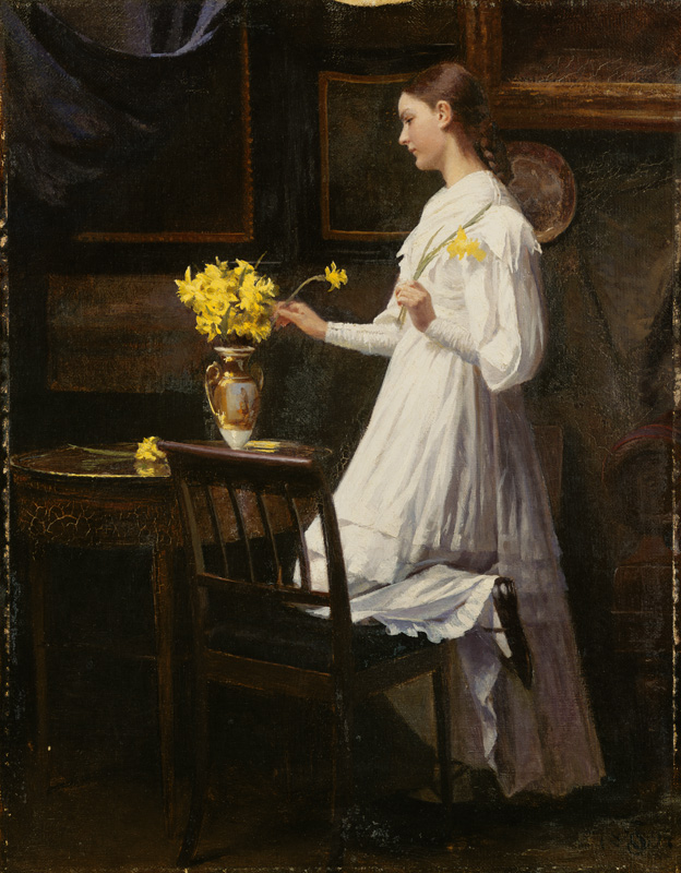 When arranging the daffodils from Carl Thomsen