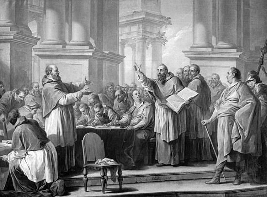 Meeting of St. Augustine and the Donatists from Carle van Loo