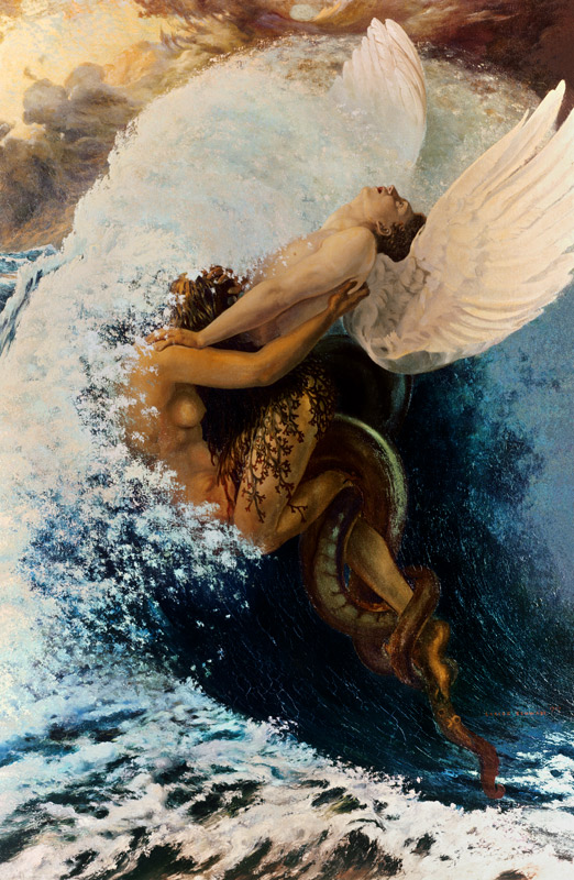 Obsession and ideal from Carlos Schwabe