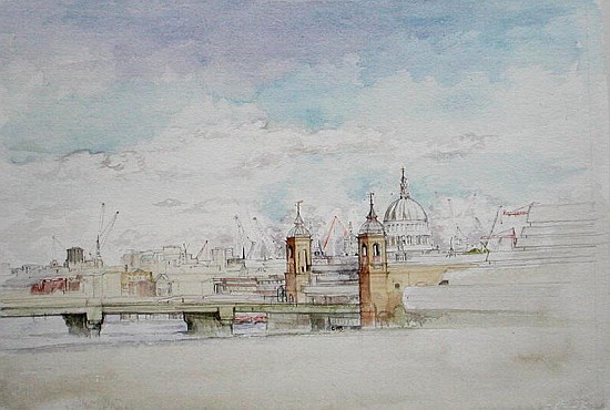 The Thames on Jubilee Day (w/c on paper)  from Caroline  Hervey-Bathurst