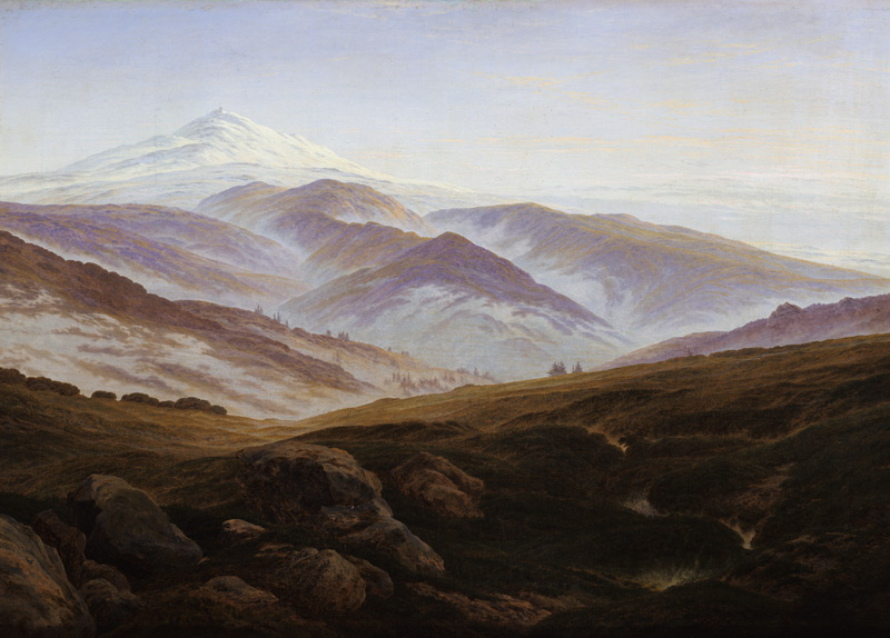 Memories of the Sudeten Mountains from Caspar David Friedrich