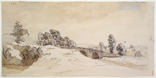 Landscape with bridge from Caspar David Friedrich