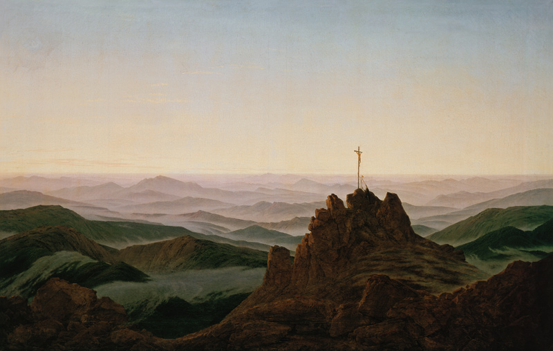 Morning in the Sudeten Mountains from Caspar David Friedrich