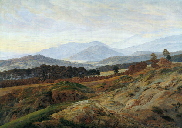 The Riesengebirge from Caspar David Friedrich
