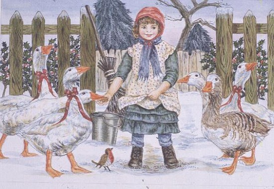 Goose Girl (w/c)  from Catherine  Bradbury