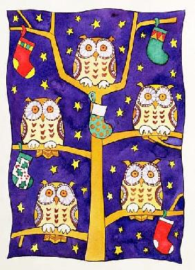 Five Wise Owls 