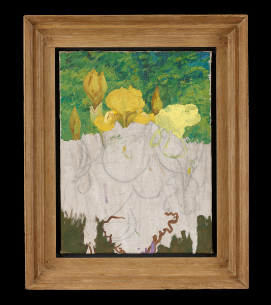 Irises, an unfinished work from Cedric Morris