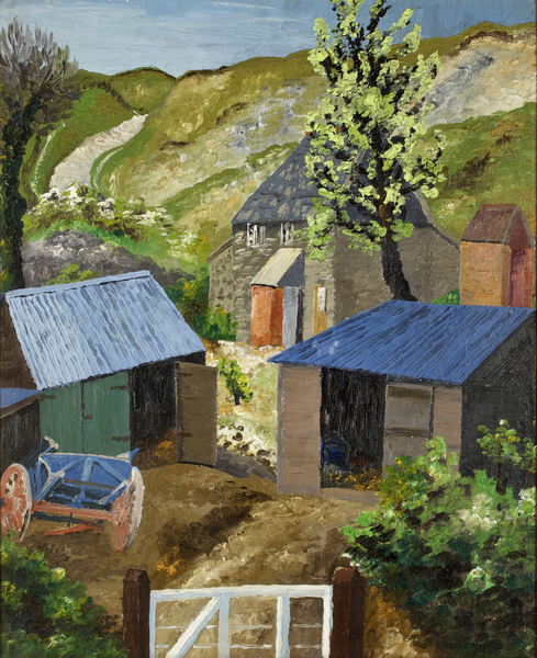 The Farmyard, Dorset from Cedric Morris