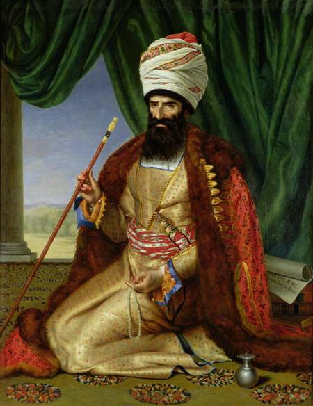Portrait of Asker-Khan, Ambassador of Persia, in Paris in 1808 from Cesarine Davin