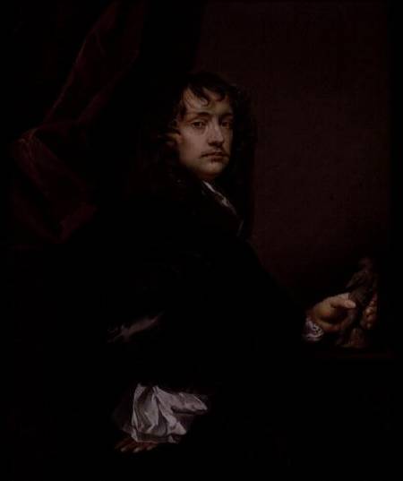 Portrait of Sir Peter Lely (1618-80) from Charles Beale