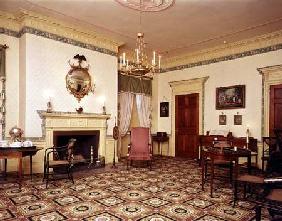 Drawing room at the Harrison Gray Otis House, Boston 1795, Probably designed