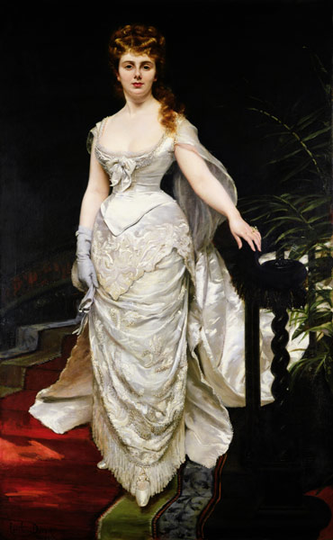 Portrait of Mademoiselle X from Charles Durant