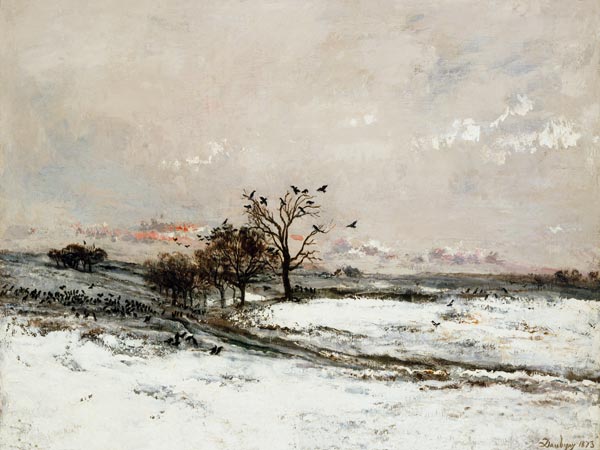 The Snow from Charles-François Daubigny