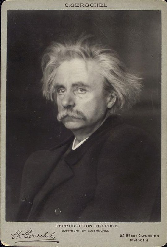 Portrait of Edvard Grieg (1843-1907) from Charles Gerschel