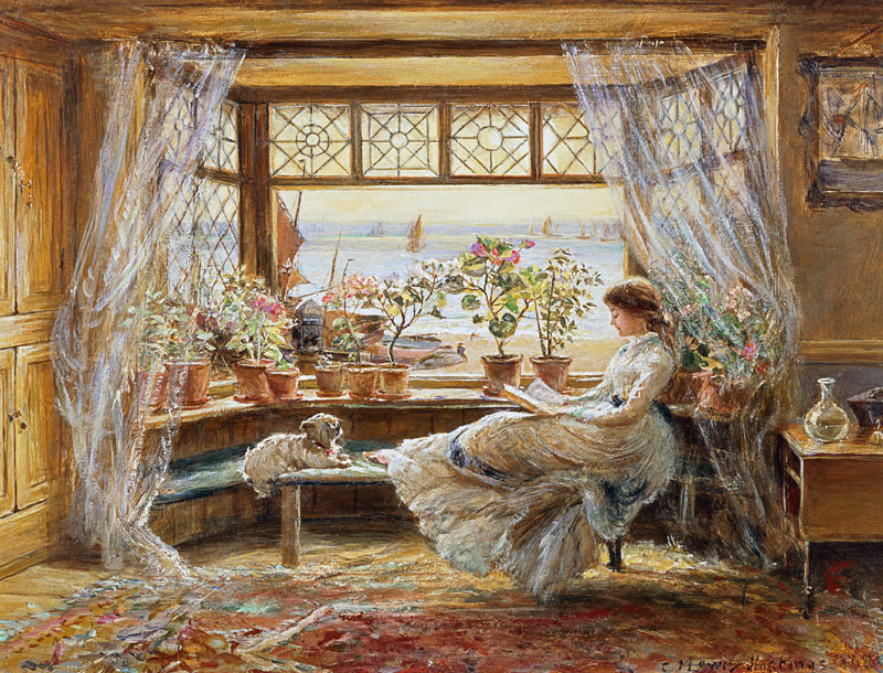 Reading by the Window, Hastings from Charles James Lewis