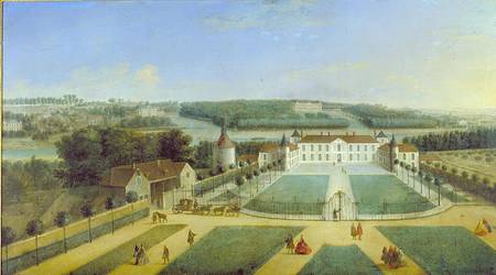 Chateau of Charles Guillaume Le Normant, Seigneur d'Etoilles from Charles Laurent Grevenbroeck