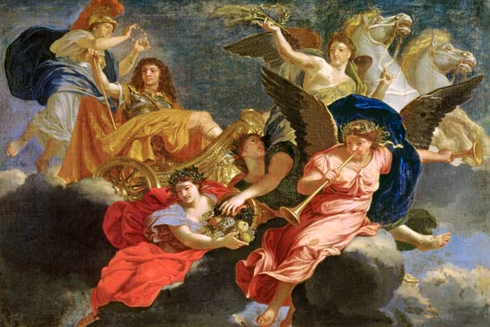 Apotheosis of King Louis XIV of France from Charles Le Brun