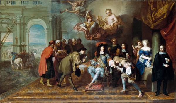 Louis XIV. receives one sent from Charles Le Brun (Nachfolger)