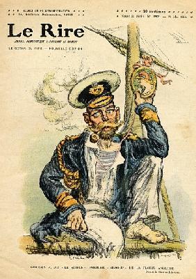 George V, ''The Simple'', the first Midshipman of the Royal Navy, from the front cover of ''Le Rire'