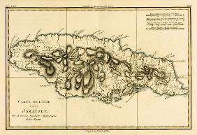 The Island of Jamaica, from 'Atlas de Toutes les Parties Connues du Globe Terrestre' by Guillaume Ra