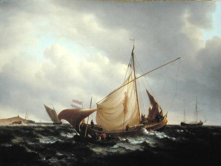 Dutch Boat Putting to Sea from Charles Martin Powell