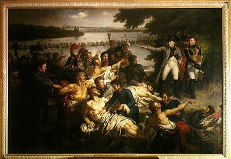 Return of Napoleon (1769-1821) to the Island of Lobau after the Battle of Essling, 23rd May 1809 from Charles Meynier