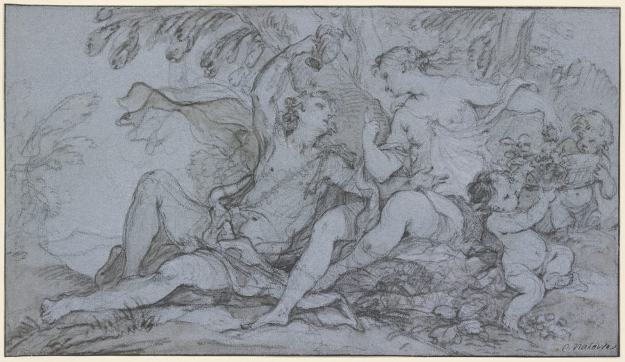 Bacchus and Ariadne from Charles Natoire