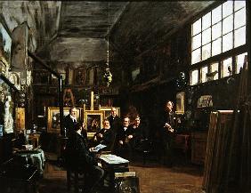 Meeting of the board of the Artesian Society of the Friends of the Arts, after 1874