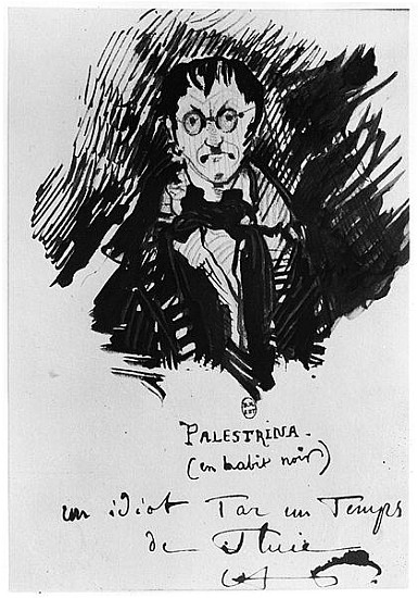 Palestrina in a Black Suit from Charles Pierre Baudelaire