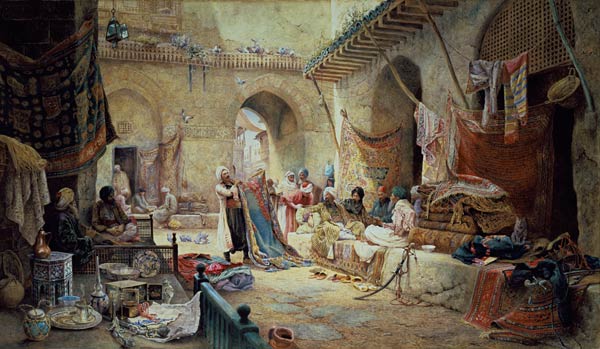 Carpet Bazaar, Cairo from Charles Robertson