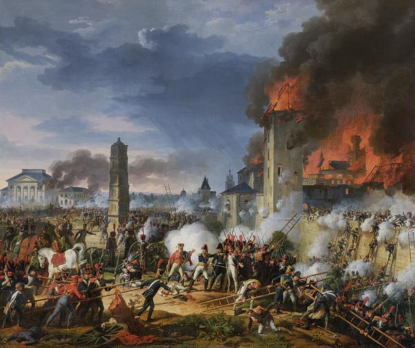 The Attack and Taking of Ratisbon, 23rd April 1809 from Charles Thevenin