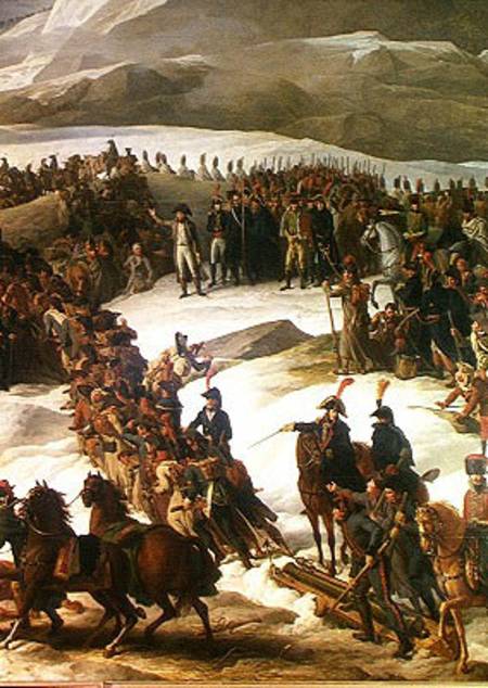 The French Army Crossing the St. Bernard Pass, 20th May 1800 from Charles Thevenin