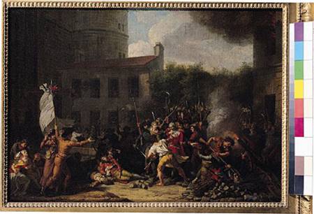 The Storming of the Bastille and the Arrest of Joseph Delaunay (1752-94) from Charles Thevenin