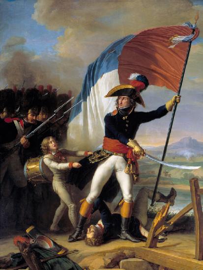 General Augereau at the Pont d'Arcole on November 15, 1796