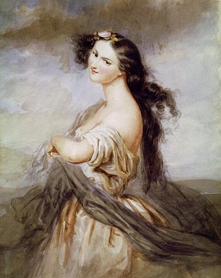Portrait of Juliette Drouet (1806-83) from Charles Voillemot