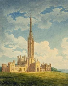 North-west view of Fonthill Abbey