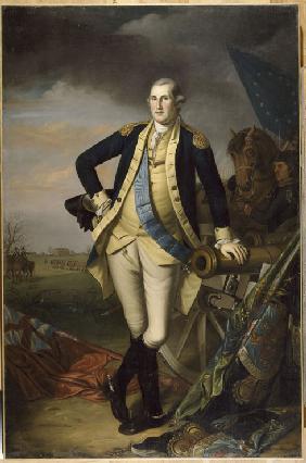 George Washington after the Battle of Princeton on January 3, 1777