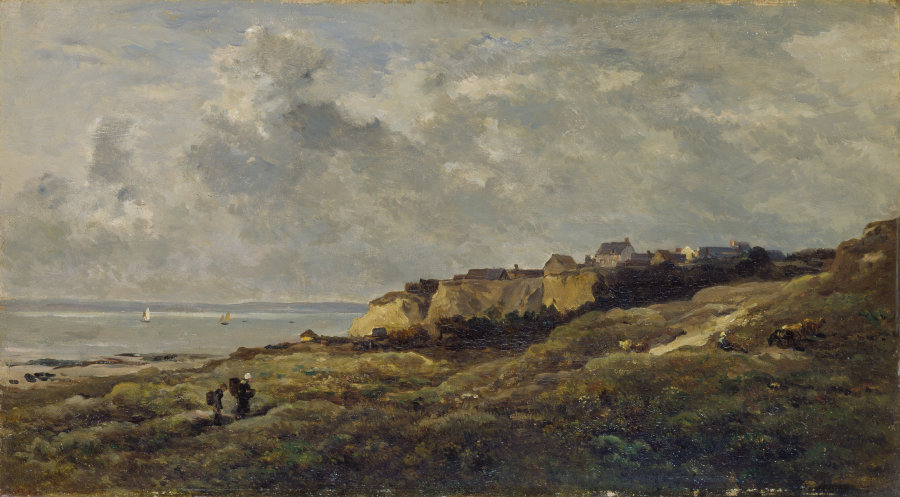 Coastal Landscape in Normandy (Villerville-sur-Mer) from Charles Francois Daubigny