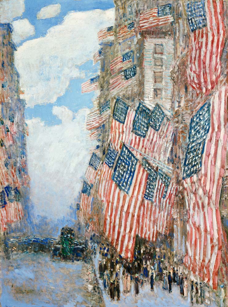 The Fourth of July from Childe Hassam