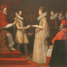 Die Hochzeit der Maria de'Medici. from Chimenti Jacopo Empoli