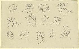 Thirteen studies of heads