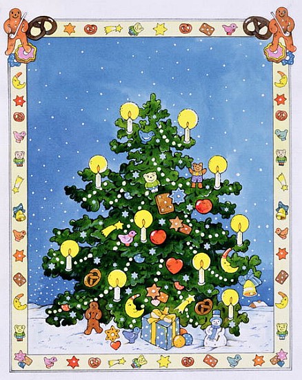 Christmas Tree (w/c on paper)  from Christian  Kaempf